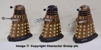 3.75 Inch Dalek Variants - Crucible Dalek, Imperial Guard Dalek with Variant Arm & Dalek with Claw Arm