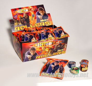 Doctor Who Power Rollers Packs and Tardis Rollers Box