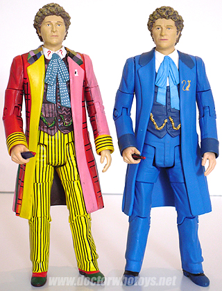 The Sixth Doctor Colin Baker in Blue Coat as seen in the BBC webcast Real Time