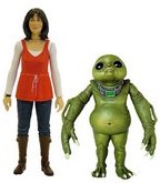 Sarah Jane Smith & Child Slitheen